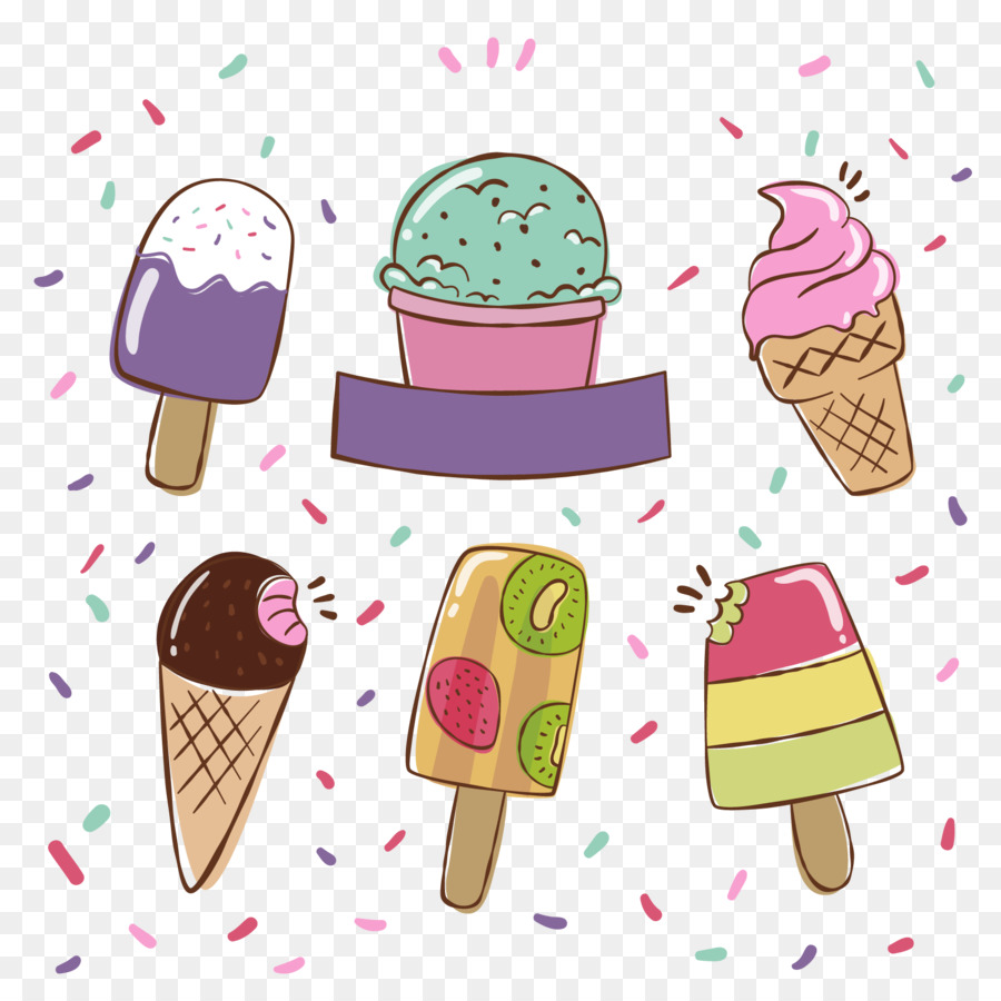 Gambar Animasi Ice Cream Cone