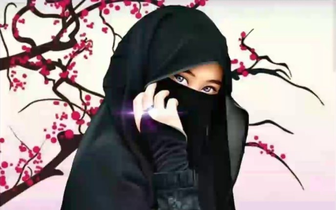 Gambar Animasi Wanita Hijab