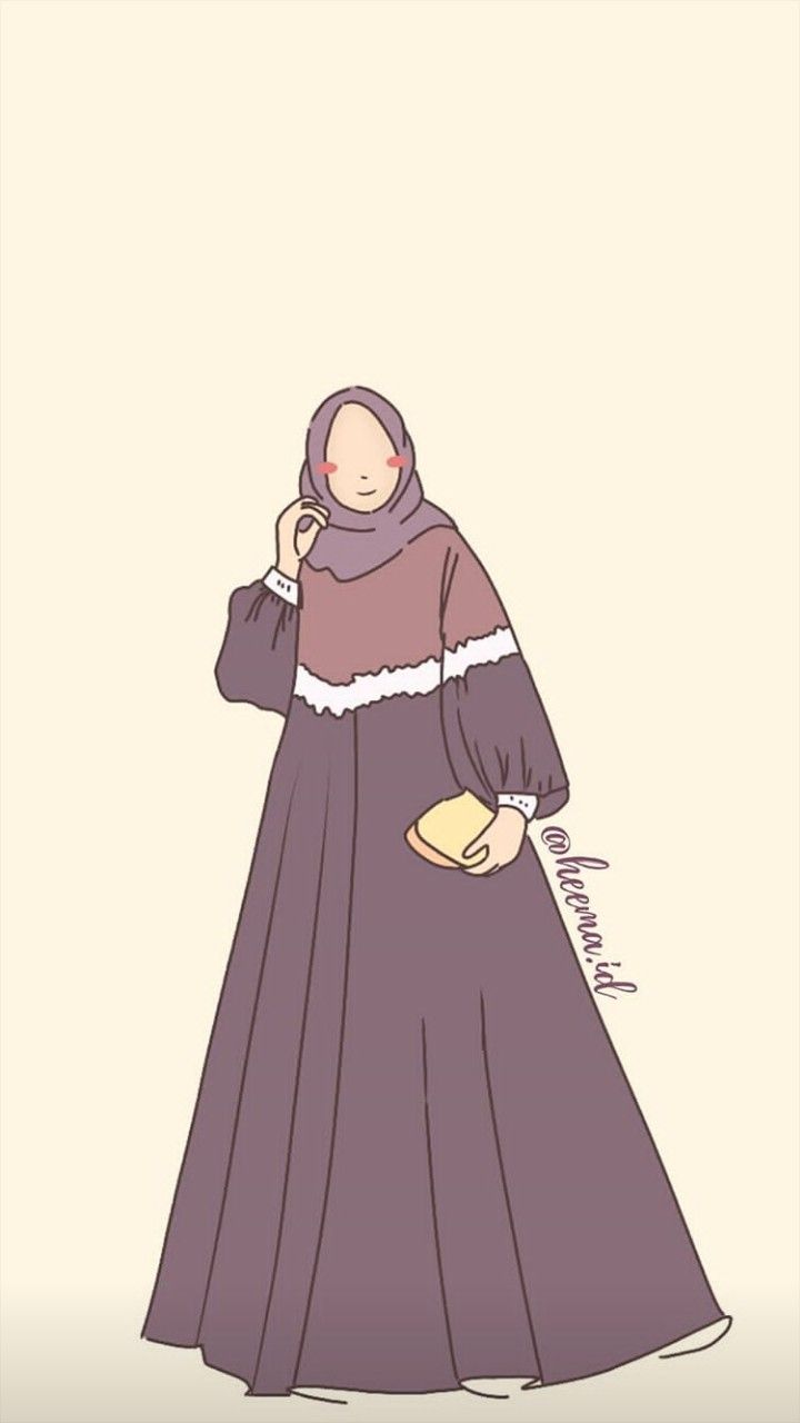 Gambar Baju Kartun Muslimah