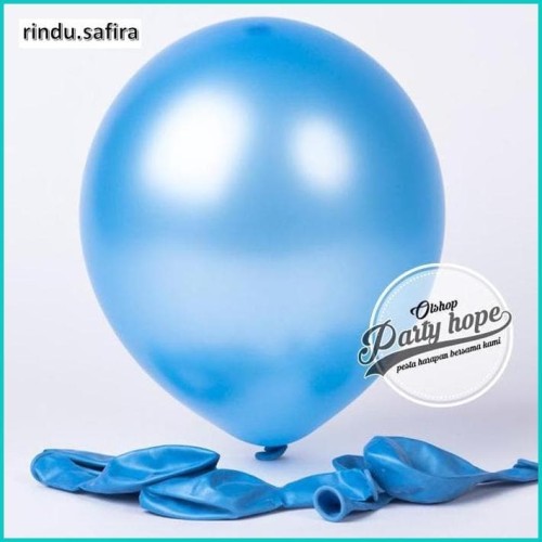 Gambar Balon Warna Biru