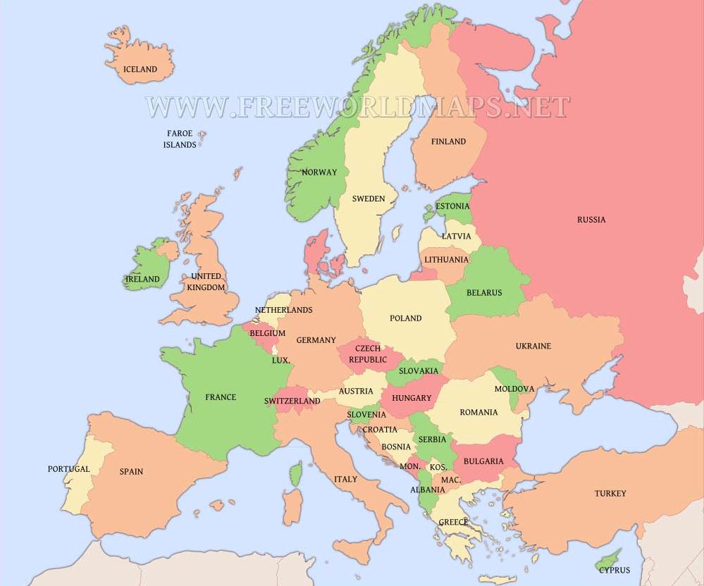 Gambar Benua Eropa Yang Jelas