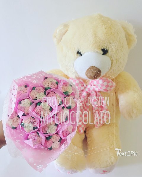 Gambar Bunga Coklat Boneka Valentine