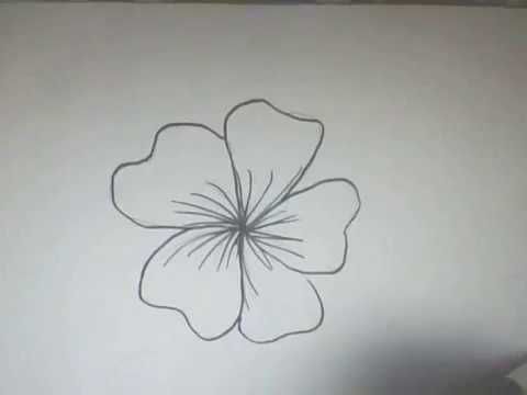 Gambar Bunga Paling Simple