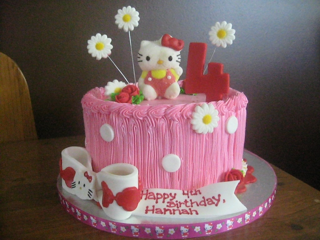 Gambar Cake Hello Kitty Buttercream