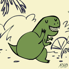 Gambar Dinosaurus Kartun