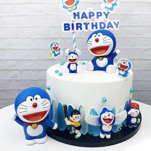 Gambar Doraemon Hiasan Kue Ulang Tahun