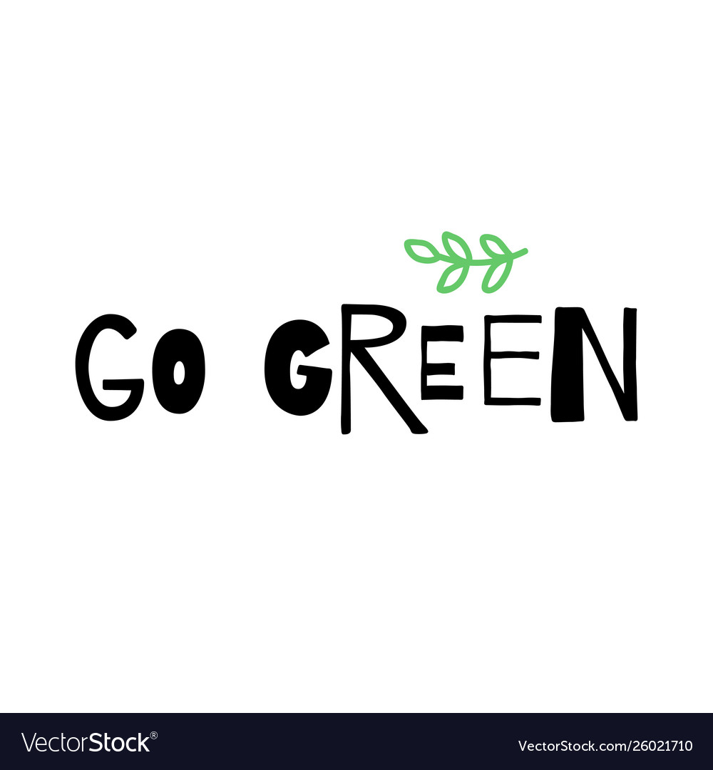Gambar Go Green Simple