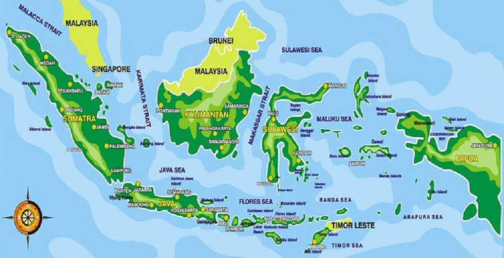 Gambar Jelas Peta Indonesia
