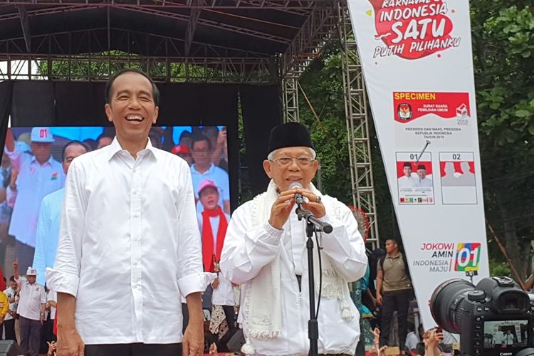 Gambar Jokowi Amin Indonesia Maju