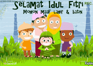 Gambar Kartun Keluarga Islami