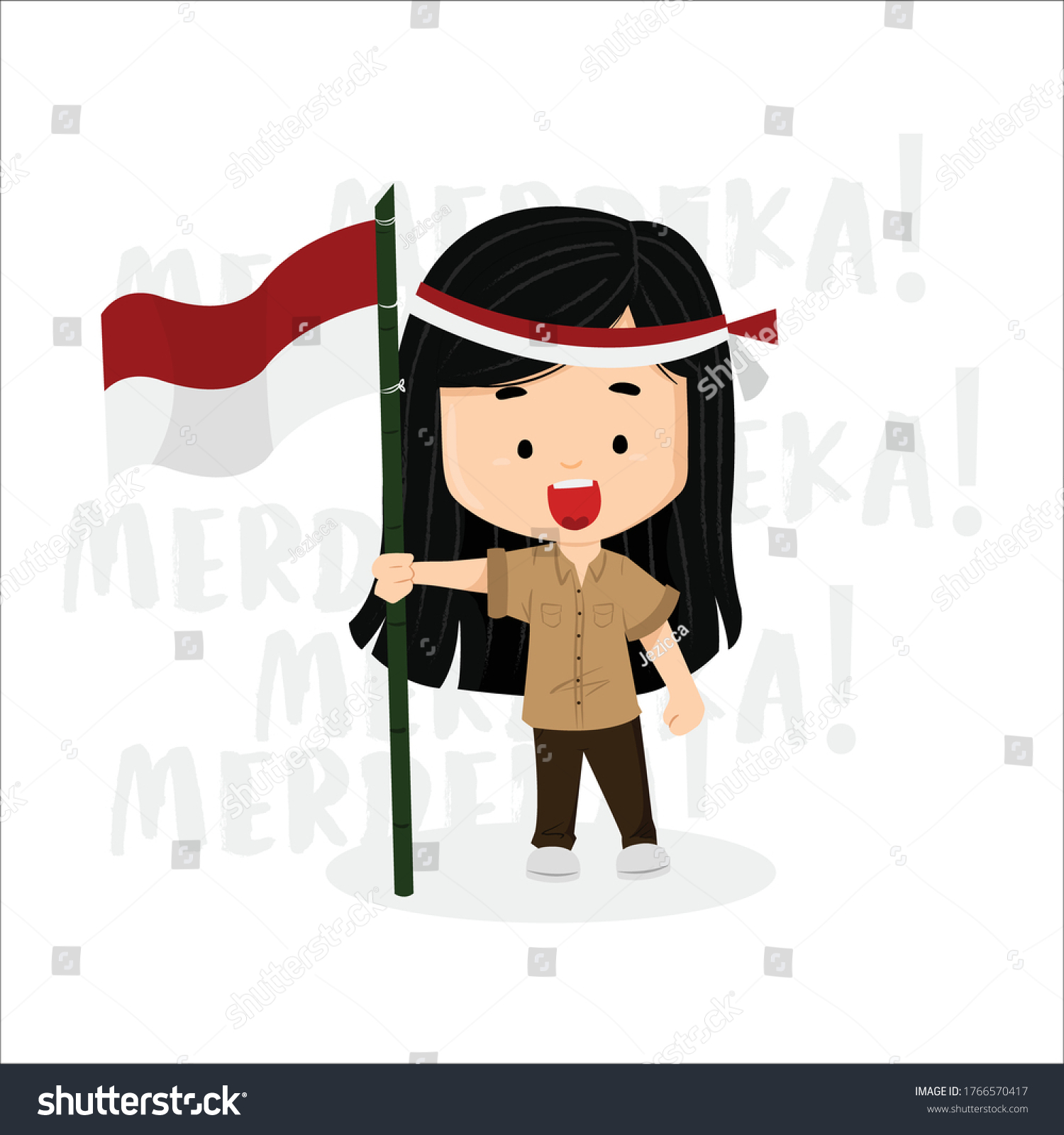 Gambar Kartun Pejuang Indonesia