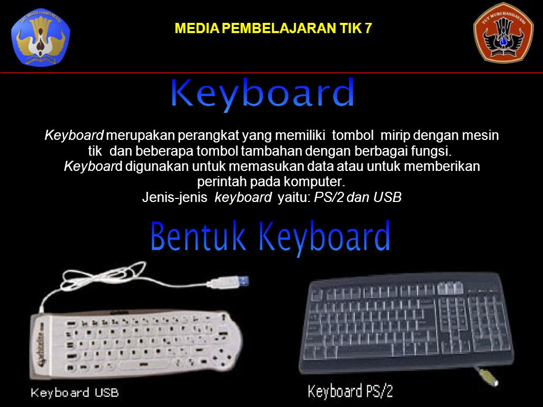Gambar Keyboard Komputer Untuk Pembelajaran