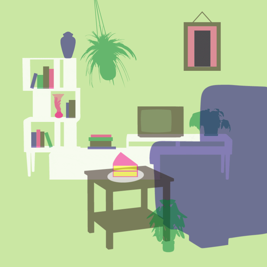 Gambar Living Room Kartun