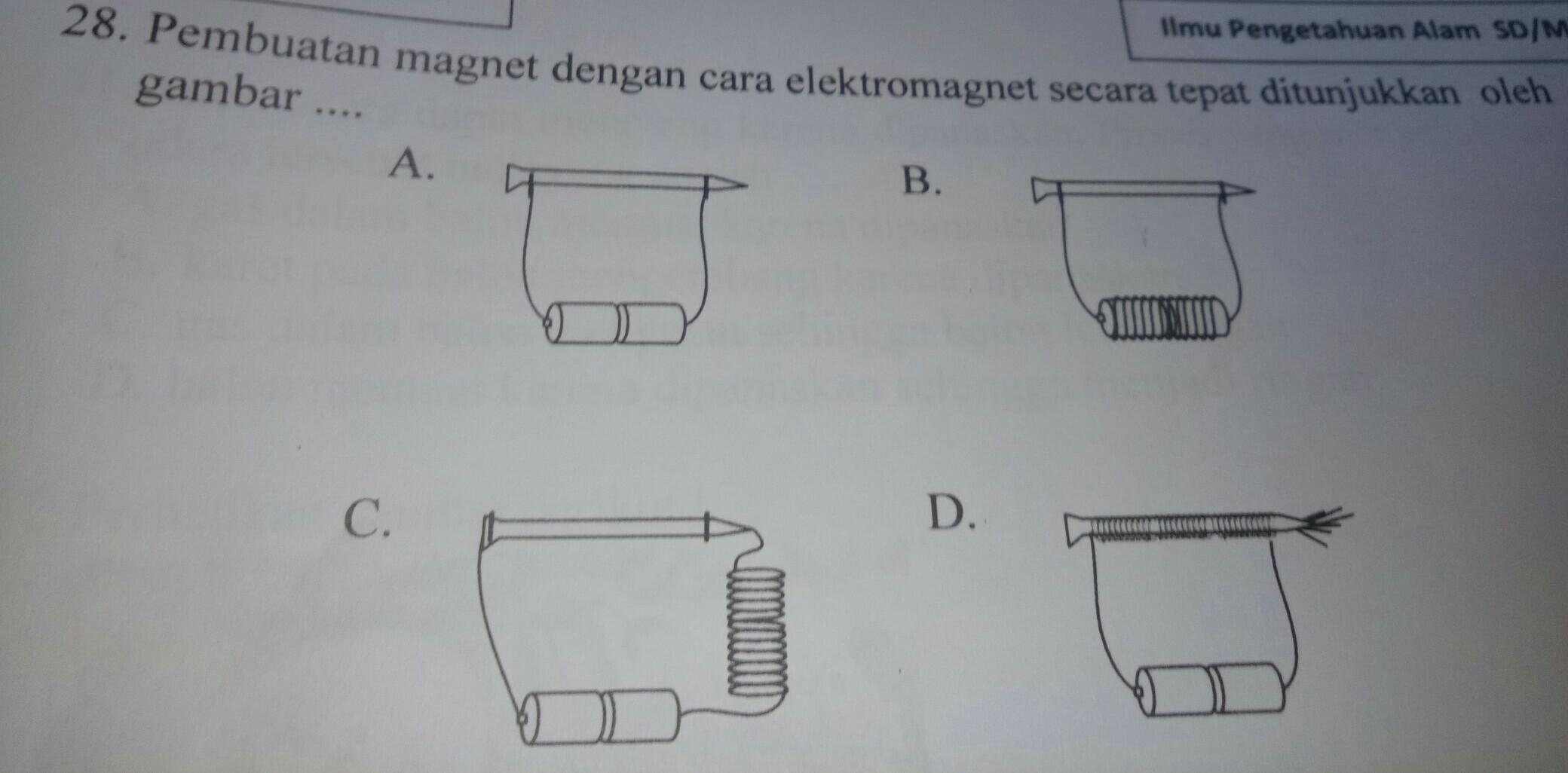 Gambar Pembuatan Magnet Secara Elektromagnetik