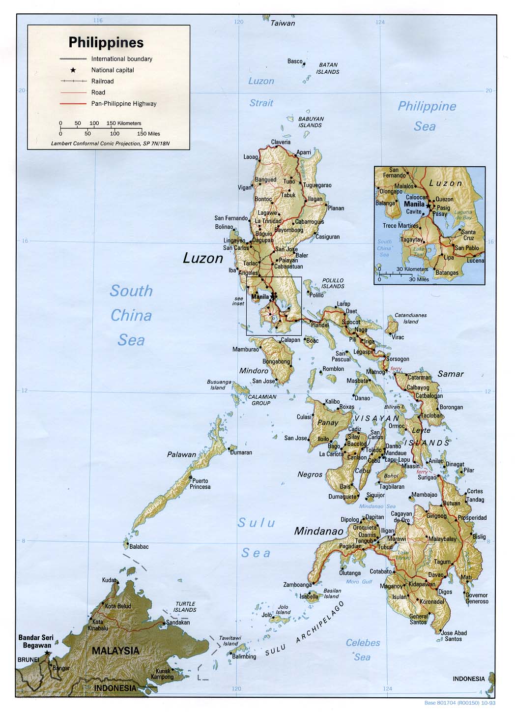 Gambar Peta Filipina