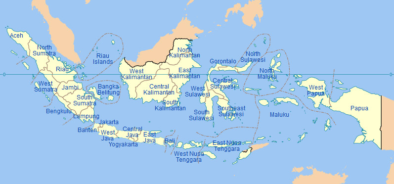 Gambar Peta Kalimantan Dan Sulawesi