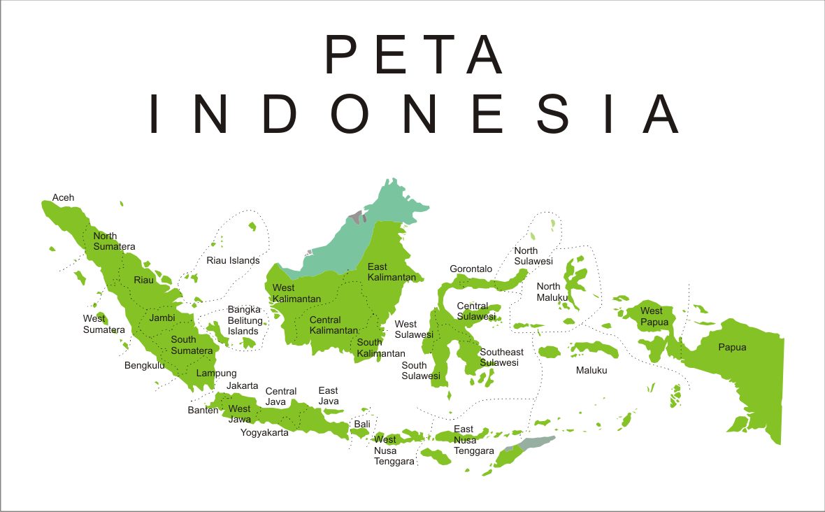 Gambar Peta Provinsi Di Indonesia