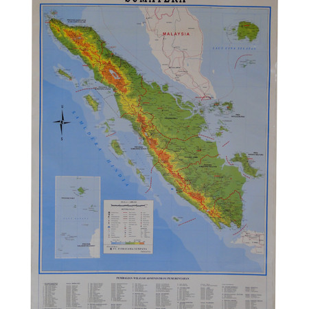 Gambar Peta Sumatera