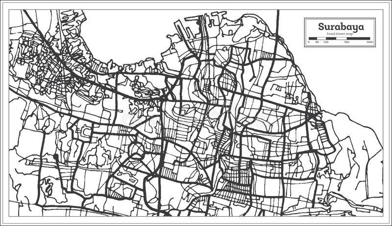 Gambar Peta Surabaya
