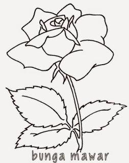 Gambar Polos Bunga Mawar
