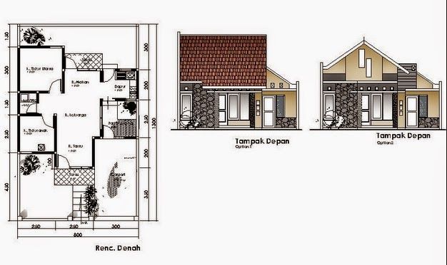 Gambar Rencana Rumah Lengkap