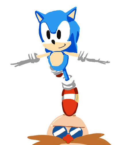 Gambar Sonic Kartun