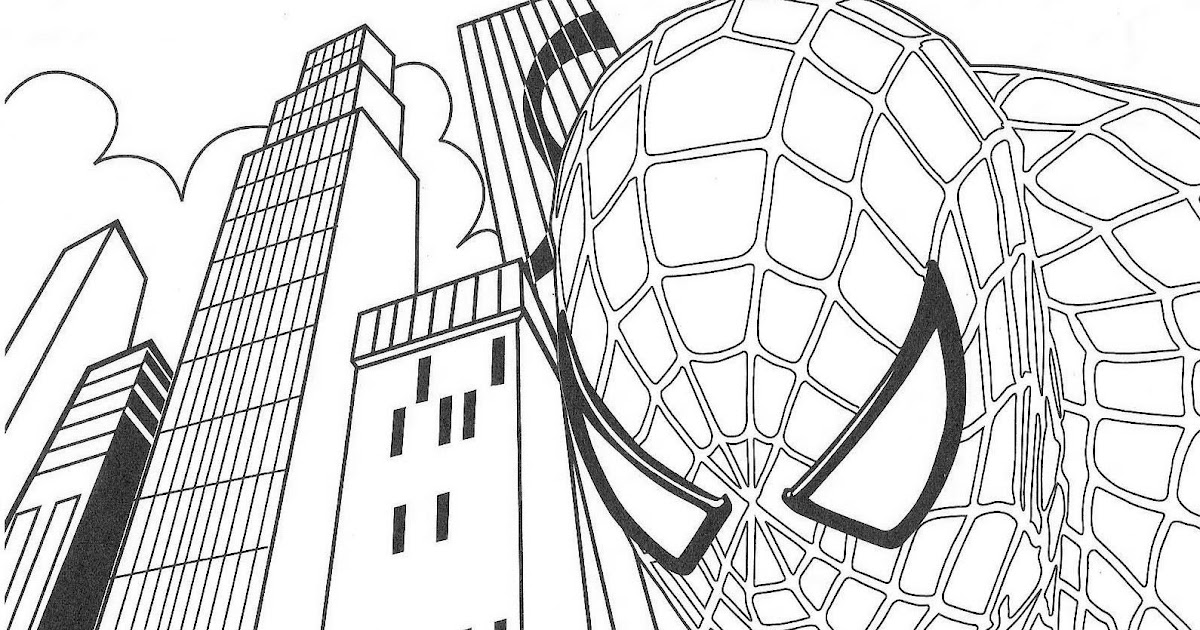 Gambar Spiderman Sketsa