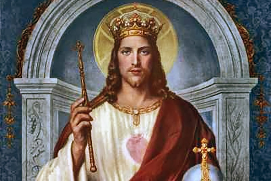 Gambar Tuhan Yesus Sebagai Raja Kristen