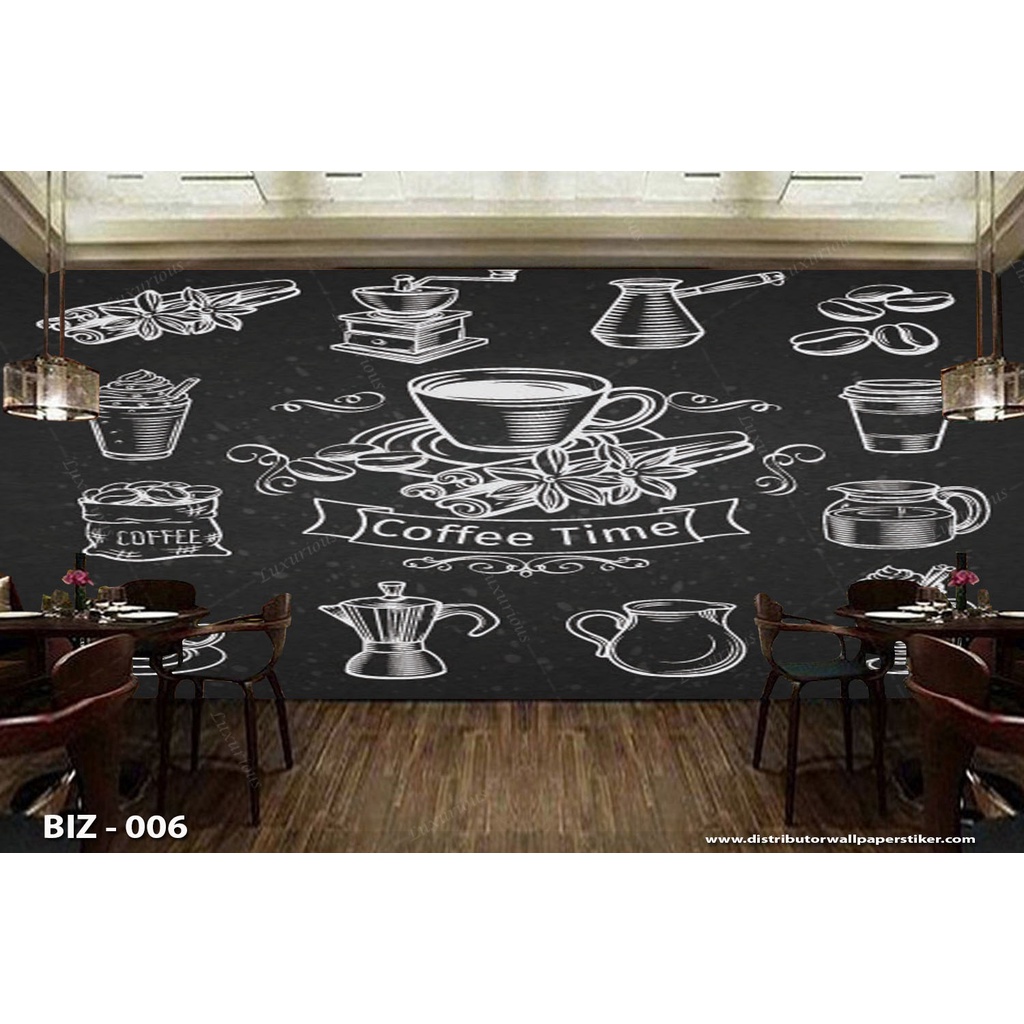 Gambar Wallpaper Dinding Cafe