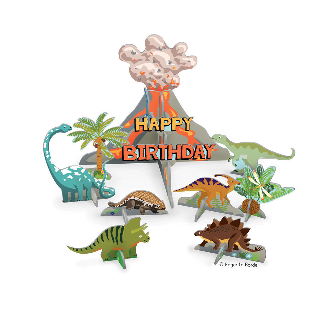 Geburtstagskarte Dinosaurier