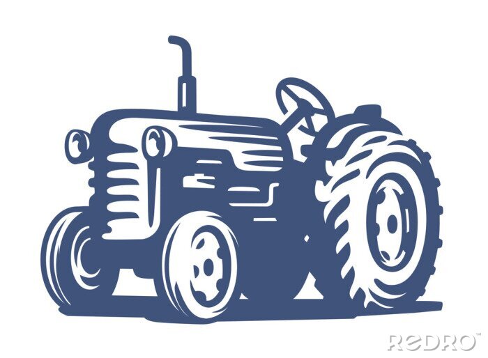Gemalte Traktor Bilder