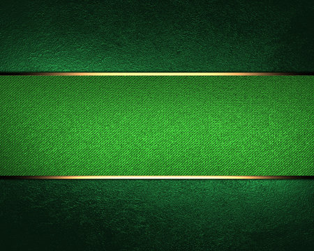 Gold Green Background