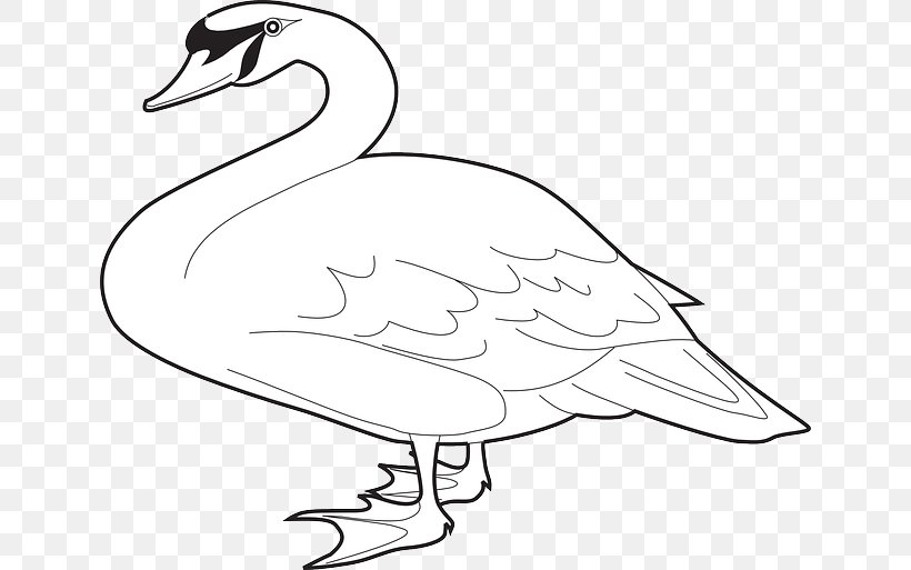 Goose Clipart Black And White