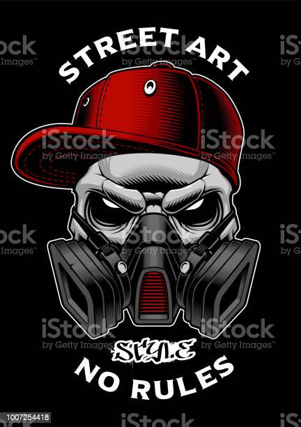 Graffiti Gas Mask Art