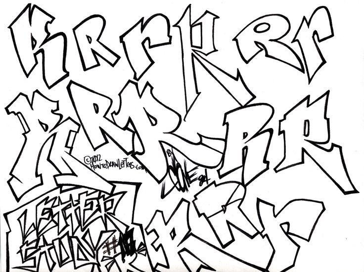 Graffiti Letters Alfabet
