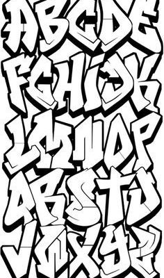 Graffiti Letters Alphabet Az Design