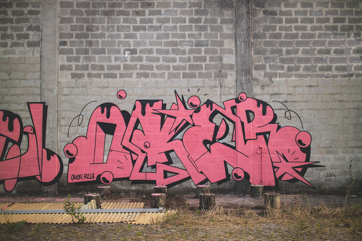 Graffiti Letters Wall
