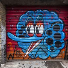 Graffiti Rolling Door