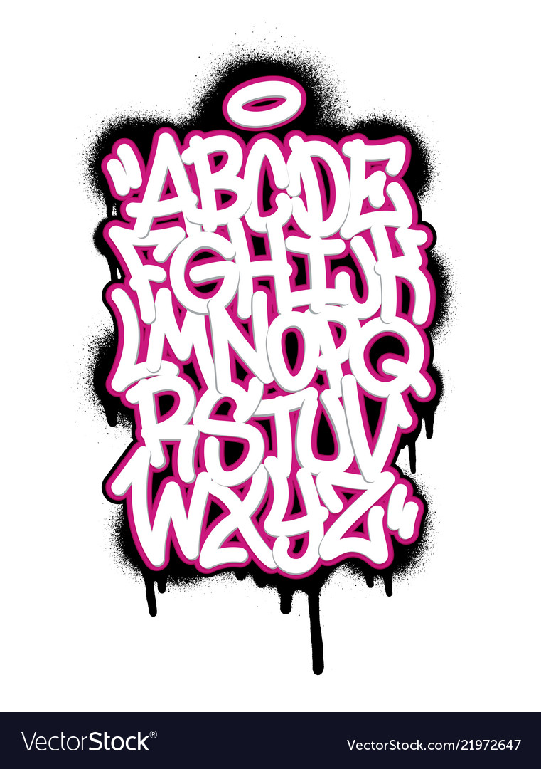 Graffiti Typography Illustrator