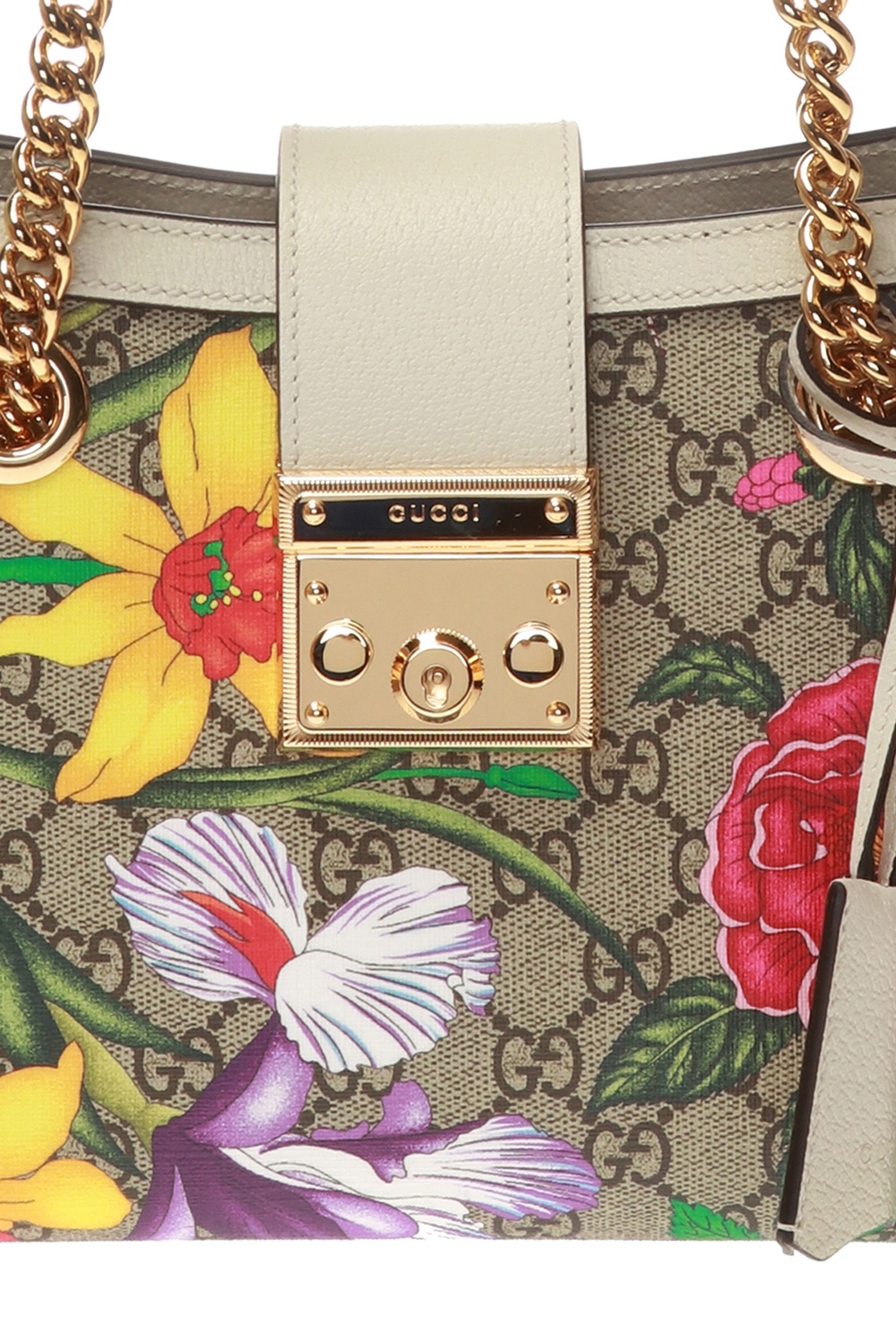 Gucci Floral Padlock Bag