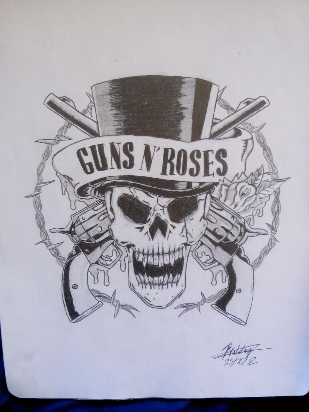 Guns N Roses Skull Logo