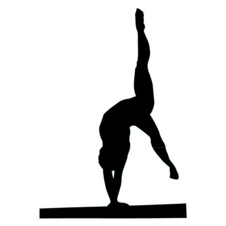 Gymnast Silhouette Clip Art Free