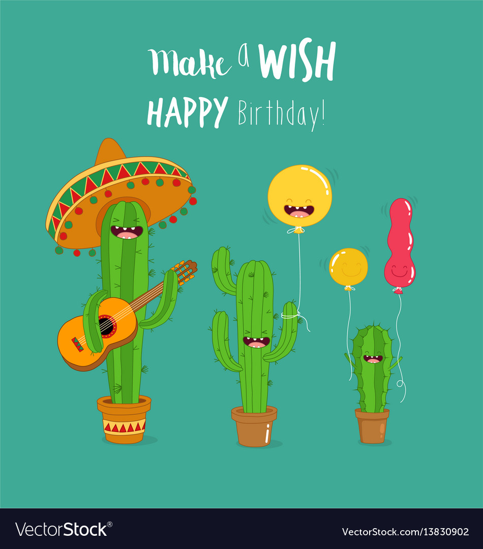 Happy Birthday Cactus Images