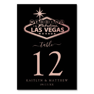 Hochzeitskarte Las Vegas
