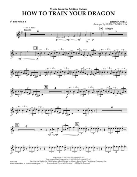 How To Train Your Dragon Trumpet Sheet Music