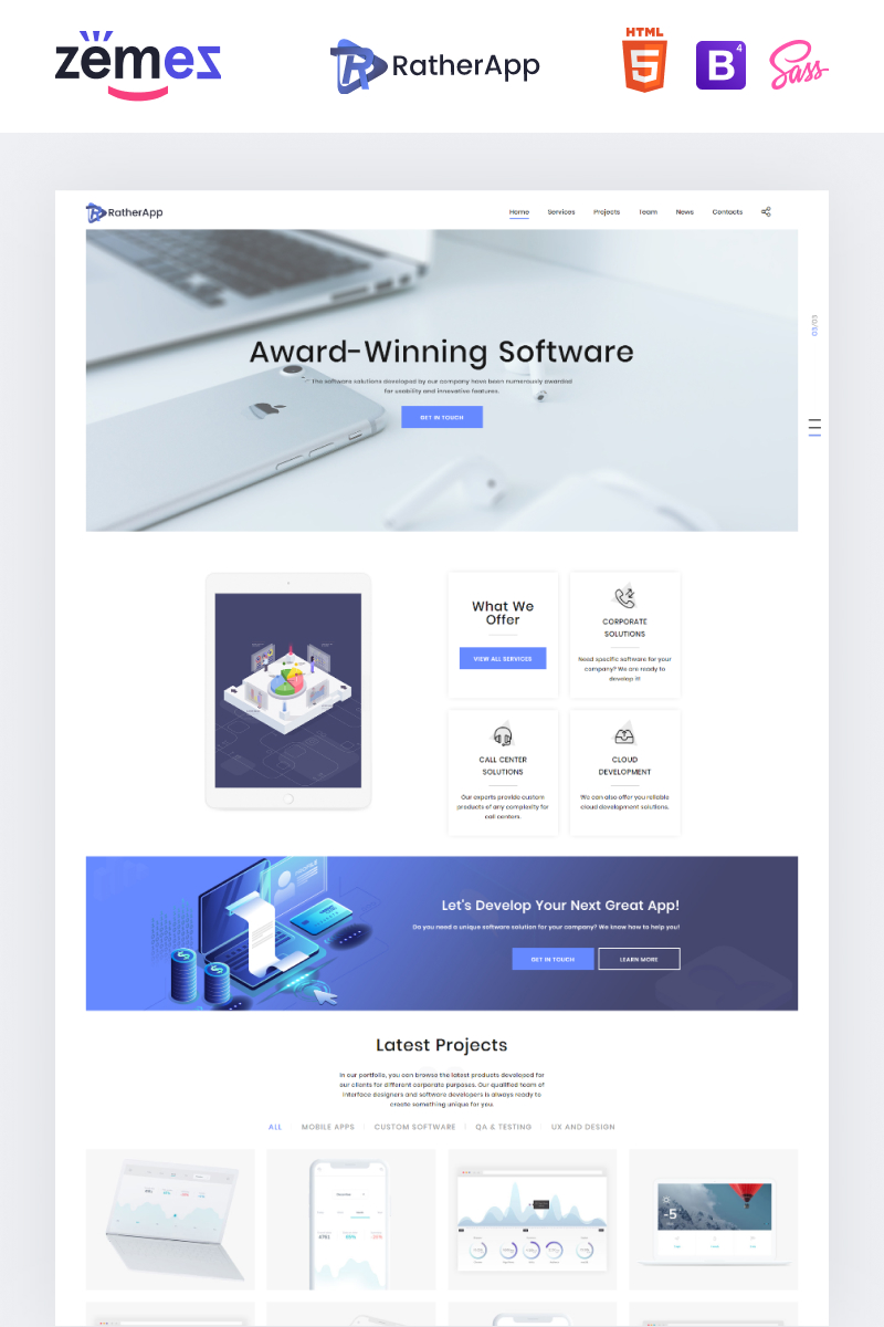 Html5 Landing Page Template