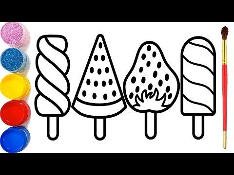 Ice Cream Mewarnai