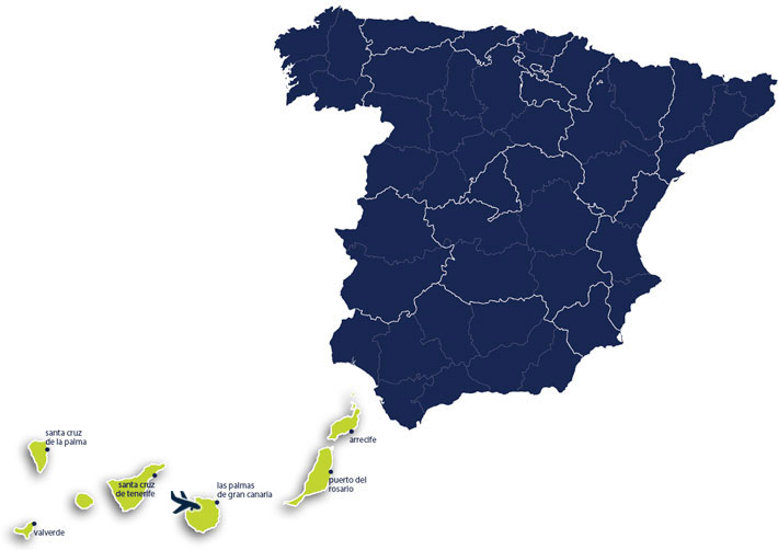 Insel Gran Canaria Karte