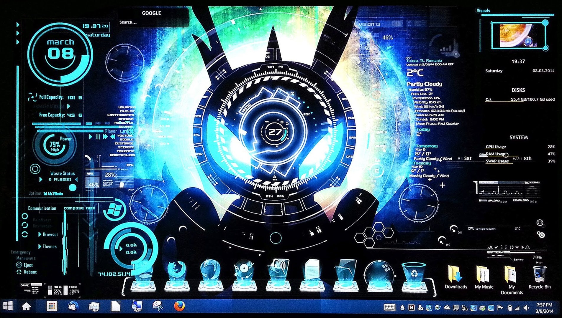 Jarvis Theme For Windows 7