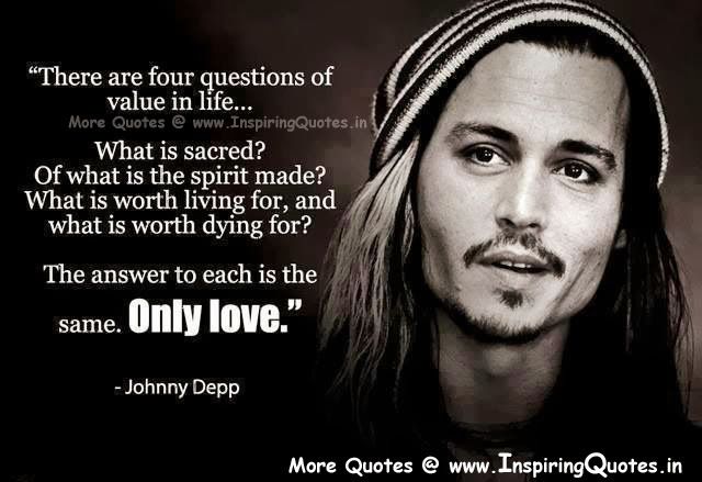 Johnny Depp Quotes On Love